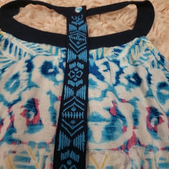 Roxy Psychadelic Cuba High Neck Halter Top - Picture 4 of 8